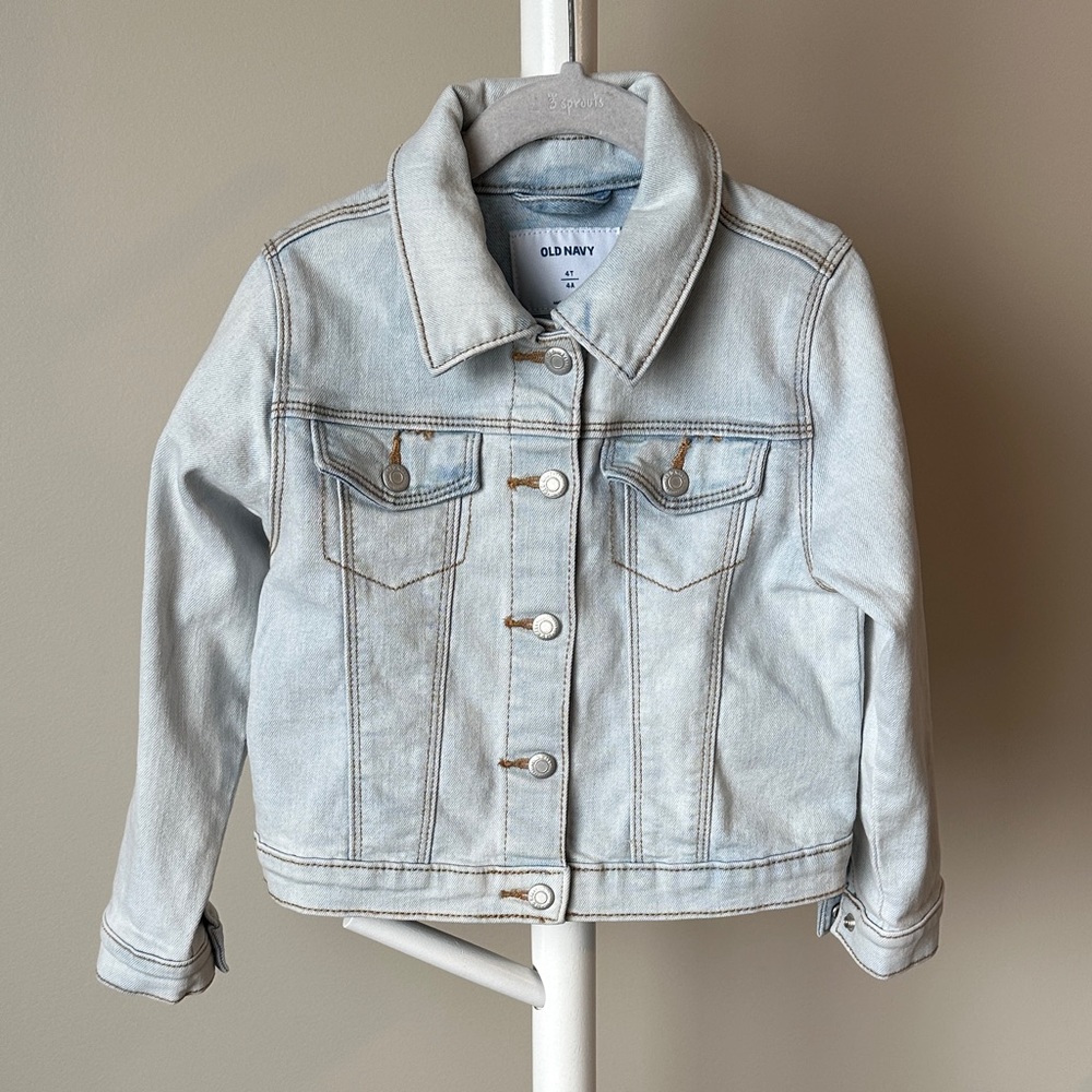 Old Navy Light Blue Denim Jean Jacket 4T